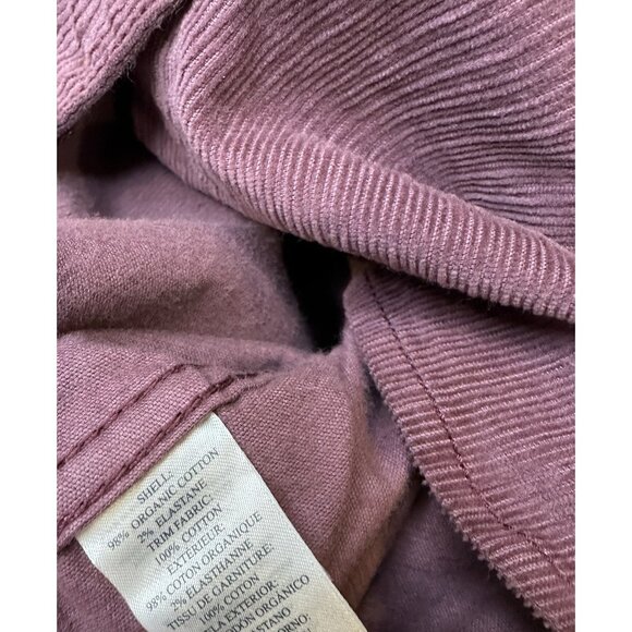 Faherty Women’s Stretch Western Shirt Catawaba Grape Purple Corduroy S NWT - Picture 6 of 9